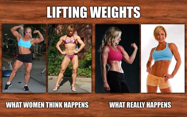 Lifting - What women sometimes think